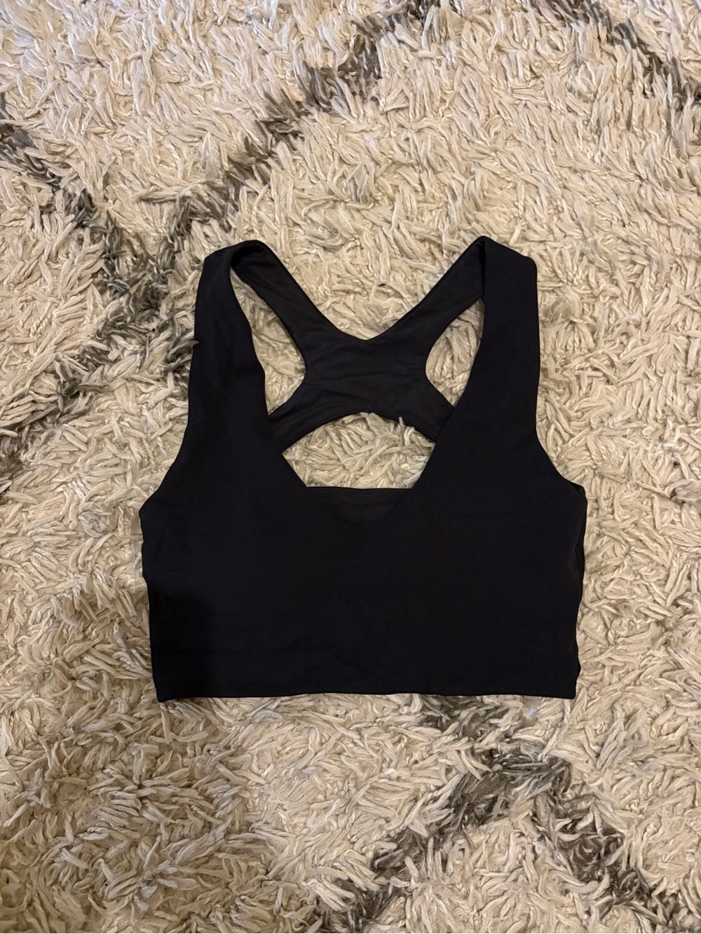 Lululemon Bend this scoop and square black bra size xxs/xs